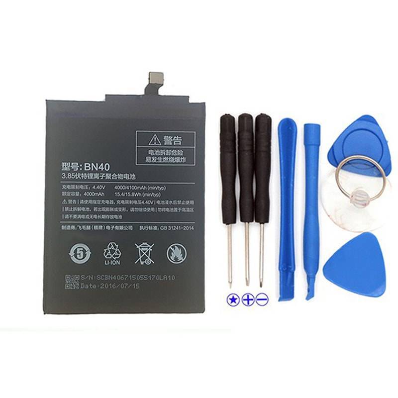 Batería original de 4000mAh para movil chino xiaomi redmi 4 pro