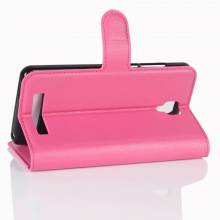 Funda de cuero con tapa protectora y departamento de tarjetas para movil chino DOOGEE X10