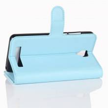 Funda de cuero con tapa protectora y departamento de tarjetas para movil chino DOOGEE X10