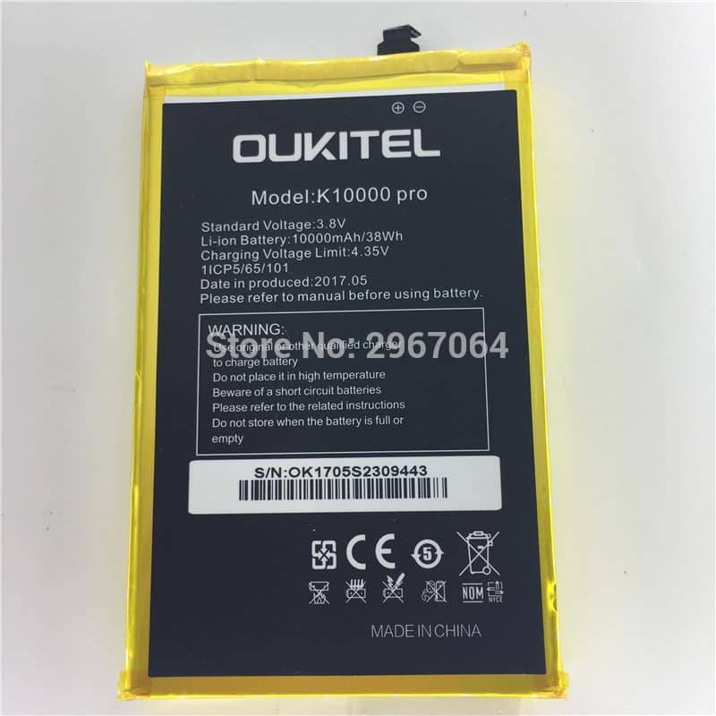 Bateria original de 10000mAh para movil chino OUKITEL K10000 pro