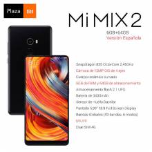 Movil chino Xiaomi Mix2 Version Española de 6 GB RAM y 64 GB ROM pantalla 5.99 FHD Snapdragon 835 Bateria 3400mAh