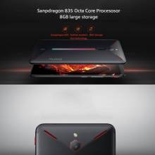 Movil chino ZTE Nubia Red Magic de 6" ocho nucleos con 8 GB RAM 128 GB ROM android 8 ideal Gamers