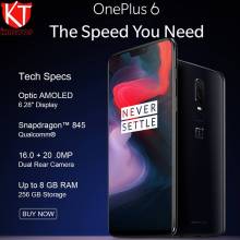 Movil chino Oneplus 6 pantalla de 6.28" impermeable 8 GB RAM 128 GB ROM con Snapdragon 845 Android 8.1