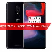 Movil chino Oneplus 6 pantalla de 6.28" impermeable 8 GB RAM 128 GB ROM con Snapdragon 845 Android 8.1
