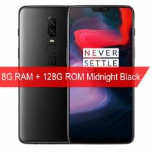 Movil chino Oneplus 6 pantalla de 6.28" impermeable 8 GB RAM 128 GB ROM con Snapdragon 845 Android 8.1