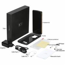 Movil chino OUKITEL K10 pantalla 6,0 " 6G RAM 64G ROM bateria 11000 mAh 5 V/5A carga rápida MTK6763 Huella Digital NFC 