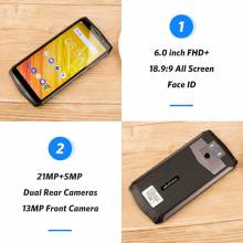Movil chino Ulefone Power 5 bateria 13000 mAh 4G Smartphone 6,0 " FHD Android 8,1 6 GB + 64 GB 21MP