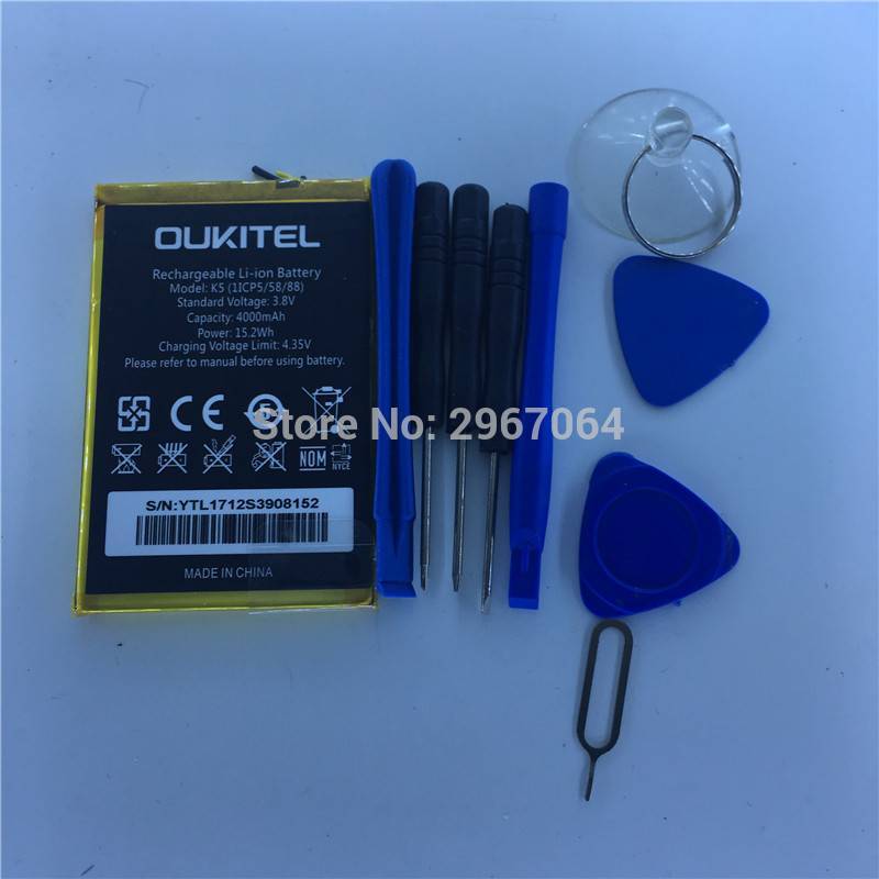 Bateria original de 4000 mAh para movil chino oukitel K5 Bateria original de 4000 mAh para movil chino oukitel K5