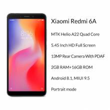 Movil chino Global Xiaomi Redmi 6A 2 GB 16 GB MTK Helio A22 Quad Core pantalla 5,45 pulgadas