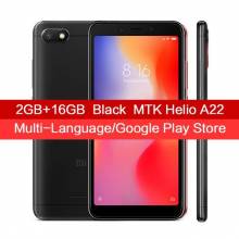 Movil chino Global Xiaomi Redmi 6A 2 GB 16 GB MTK Helio A22 Quad Core pantalla 5,45 pulgadas