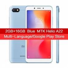 Movil chino Global Xiaomi Redmi 6A 2 GB 16 GB MTK Helio A22 Quad Core pantalla 5,45 pulgadas