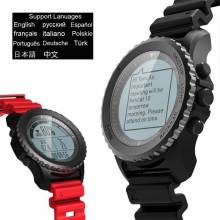 Reloj inteligente Makibes G07 GPS impermeable buceo múltiples deportes modo GPS del ritmo cardíaco Bluetooth Smartwatch
