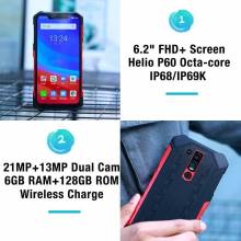 Movil chino Ulefone armor 6 impermeable IP68 NFC Helio P60 Android 8.1 6GB RAM 128GB ROM 