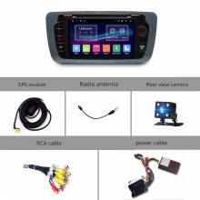 Reproductor multimedia Din 2 Android 7.1 DVD y DVD de coche para Seat Ibiza 2009-2015 Navegación GPS WIFI Bluetooth