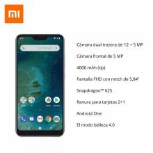 Movil chino Xiaomi Mi A2 Lite version española de 32GB ROM 3GB RAM Camara dual de 12 + 5 MP
