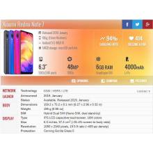 Pantalla LCD + pantalla tactil de reemplazo para movil chino Xiaomi Redmi Note 7