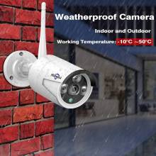 Sistema de video vigilancia Hiseeu 8CH CCTV inalámbrico 1080P 1TB HDD 2MP NVR IP IR-CUT 