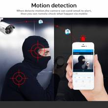 Sistema de video vigilancia Hiseeu 8CH CCTV inalámbrico 1080P 1TB HDD 2MP NVR IP IR-CUT 