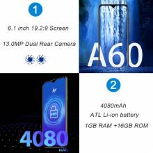 Movil chino Blackview A60 Quad Core Android 8.1 4080mAh 1GB + 16GB 6.1 pulgadas 3G