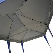 Carpa de 6x3 m plegable en acordeon 4 paneles laterales 2 cortinas + bolsa de transporte