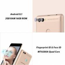 Movil chino LEAGOO POWER 2 Android 8,1 de pantalla 5,0 " HD IPS 2 GB RAM 16 GB ROM MT6580A Quad Core doble cámara 3G