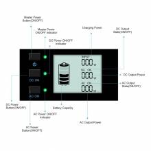 Fuente de alimentacion Suaoki 400Wh solar inversor de CA y CC toma de encendedor dispositivos electrónicos y arranque coche