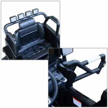 Bonito coche eléctrico estilo todoterreno con mando a distancia MP3 Batería 12V hasta 30 kg de carga