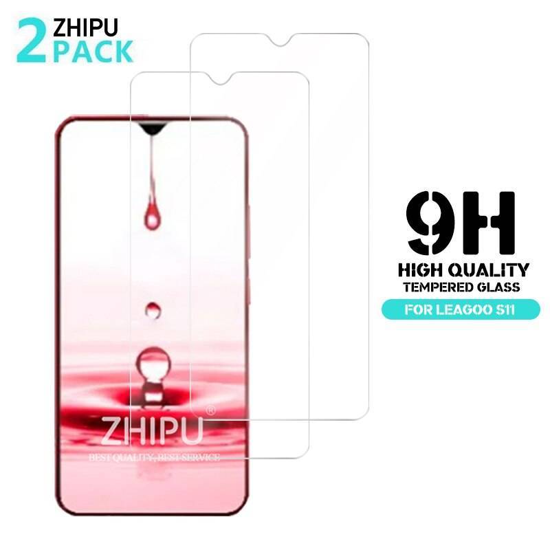 2 unidades de protector de pantalla vidrio templado de alta calidad para movil chino Leagoo S11