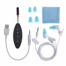 Auriculares para natacion buceo impermeable de 8 GB HIFI Mono/FLAC MP3 con radio FM 