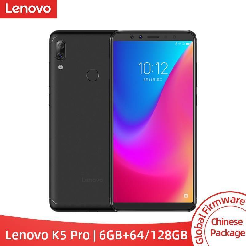 Movil chino Lenovo K5 Pro 6GB RAM 64 GB/128 GB con la ROM Global Snapdragon 636 Octa Core pantalla de 5,99 pulgadas 4G LTE