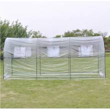 Invernadero de Plastico estilo caseta con medidas 350x200x200cm en acero para cultivo plantas