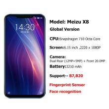 Movil chino Meizu X8 4Gb 64Gb o 6GB 120GB Versión Global procesador Snapdragon 710 Octa Core