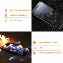 Movil chino DOOGEE S40 4G resistente pantalla de 5.5 pulgadas bateria 4650mAh 3GB RAM 32GB ROM Android 9.0 IP68/IP69K