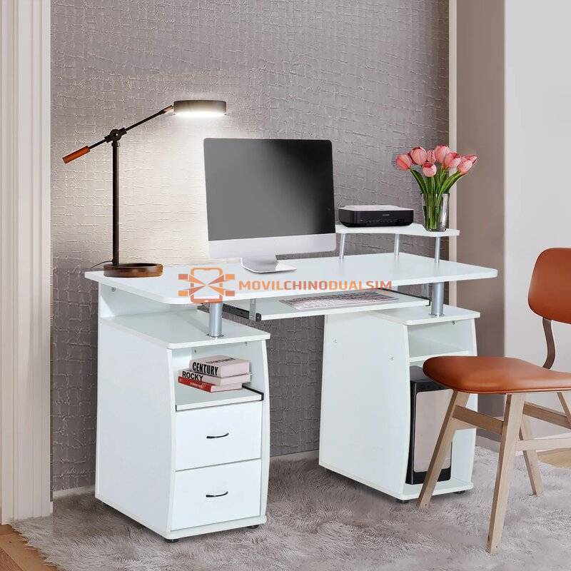 Mesa escritorio de madera comoda y funcional para despacho u oficina en