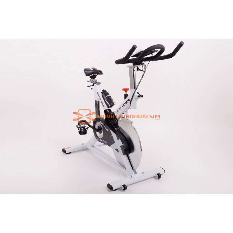 GRAN BICICLETA DE SPINNING RACER COLOR BLANCO