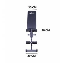 GRAN BANCO DE ABDOMINALES EN COLOR GRIS Y NEGRO