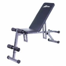 GRAN BANCO DE ABDOMINALES EN COLOR GRIS Y NEGRO