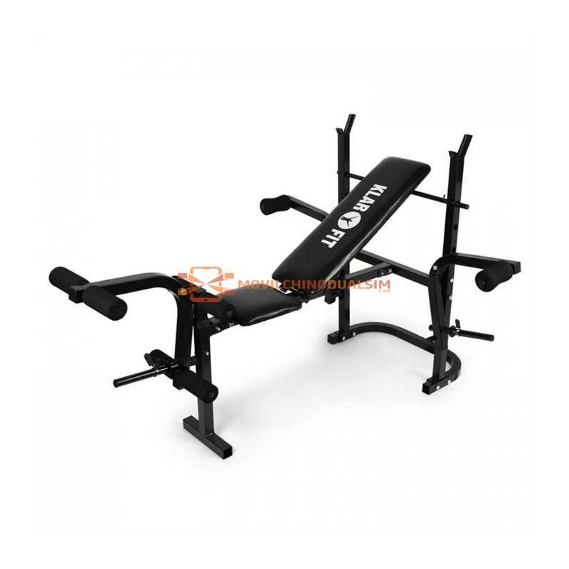 Fantastico banco de pesas en color negro Workout Her