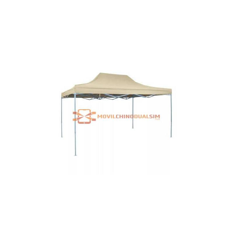 Fantastica Carpa pleglable Pop-up 3x4,5m blanco crema