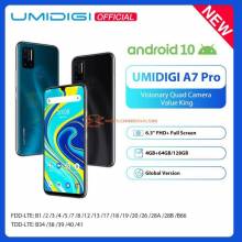 Movil chino UMIDIGI A7 Pro Quad Android 10 OS pantalla 6.3 FHD 64GB o 128GB ROM