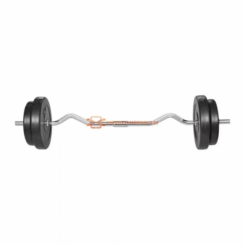 Fantastica Barra de Curl 30Kg color negro