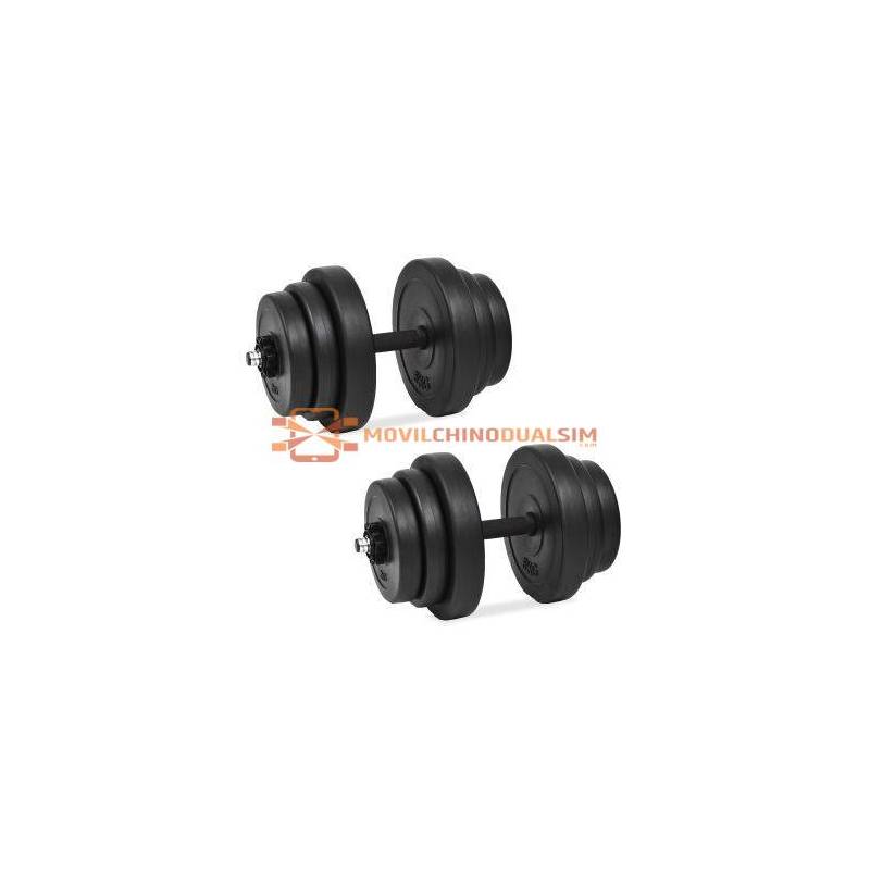 Pack de Juego de mancuernas 18 piezas 40 kg