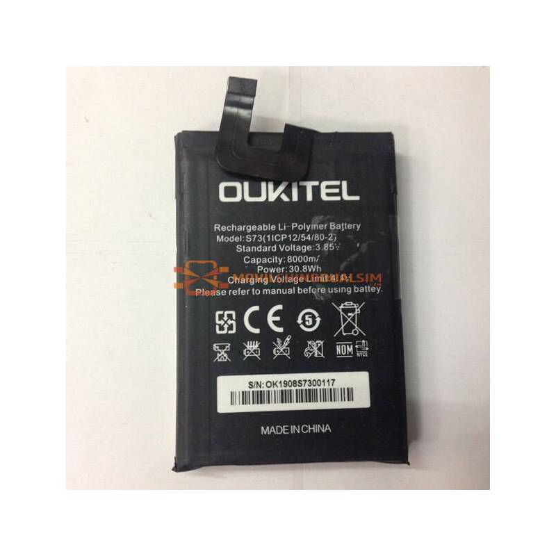 Bateria original de 8000 mAh para movil chino Oukitel WP5