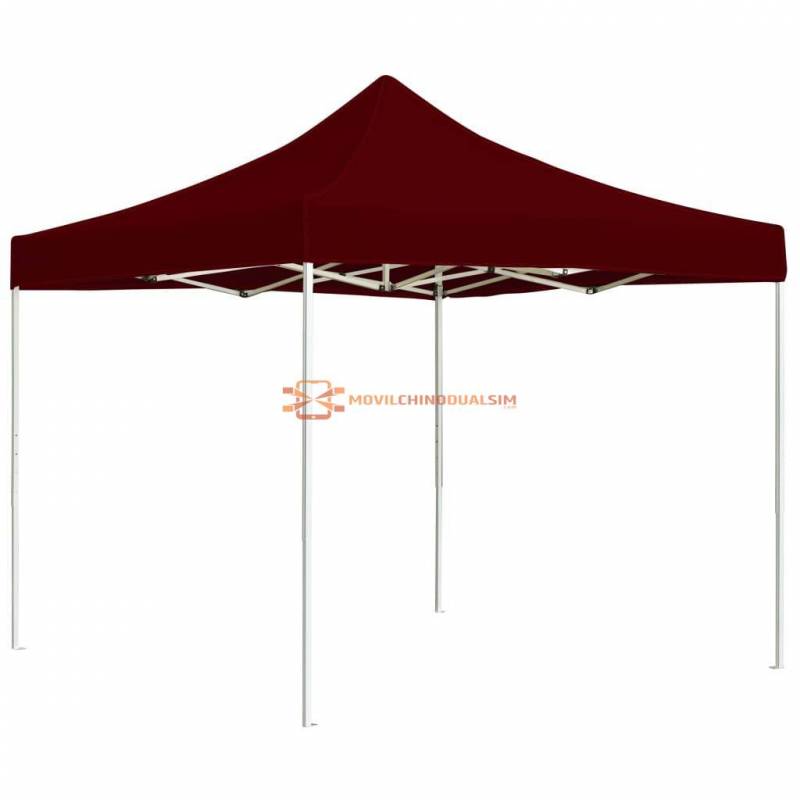 Fantastica Carpa plegable profesional en aluminio color rojo 3x3 m