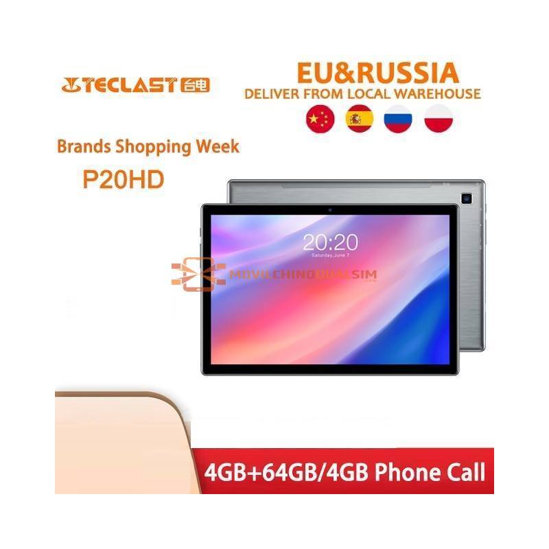 Tablet china Teclast P20HD 4G Octa Core 10.1 pulgadas IPS 1920x1200 4GB RAM 64GB ROM