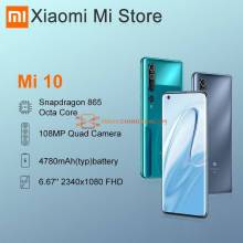 Movil chino Xiaomi Mi 10 Version Global 8GB 128GB 5G LPDDR5 USF 30 Snapdragon 865 Octa Core pantalla 6.6