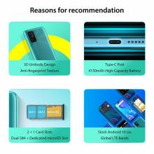 Movil chino UMIDIGI A7S pantalla 6,53" 20:9 ROM 32GB Bateria 4150mAh Triple Cámara Sensor de temperatura