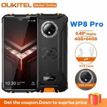 Movil chino OUKITEL WP8 PRO NFC IP68 pantalla 6,49" 4GB RAM 64GB ROM 5000mAh Android 10 16MP Triple Cámara Octa Core 4G
