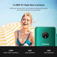 Movil chino DOOGEE X95 pantalla 6.52" MTK6737 16GB ROM Dual SIM 13MP Triple bateria 4350mAh