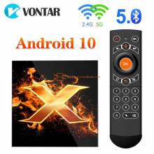 Tv Box VONTAR-decodificador X1 Android 10 4GB de RAM 64GB 4K 2020 p1080